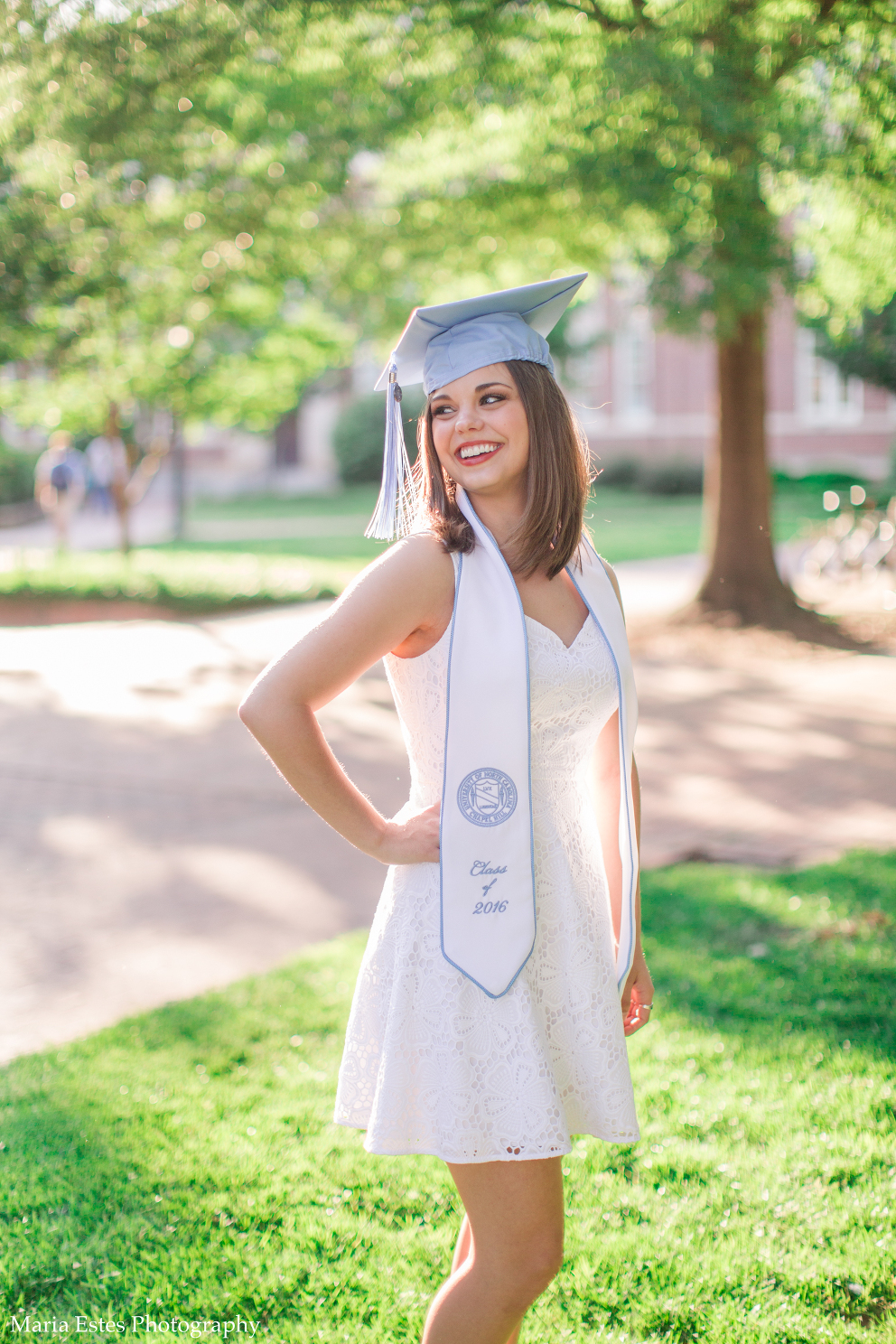 UNC Graduation Photographer | Taylor and Marcus - Maria Estes Photography