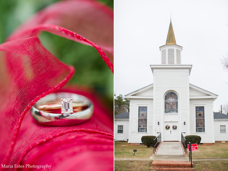 Eastern NC Church Wedding Photography